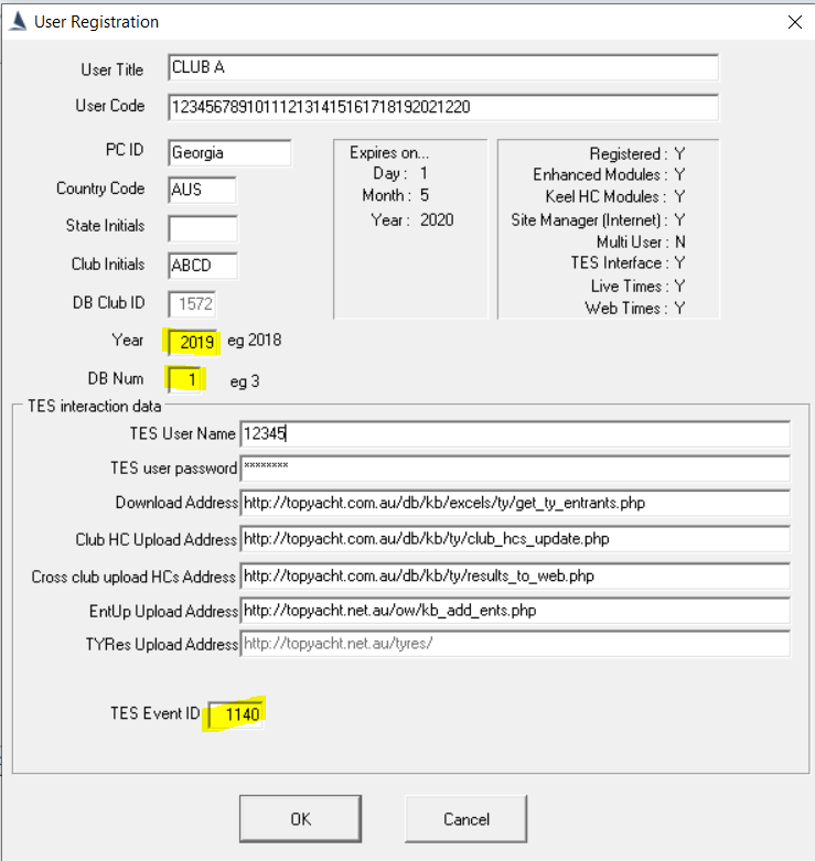 topyacht results